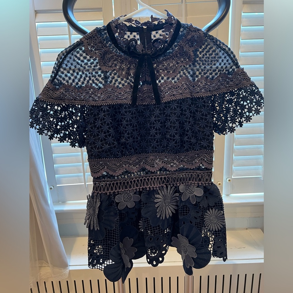 Self Portrait Lace Top
